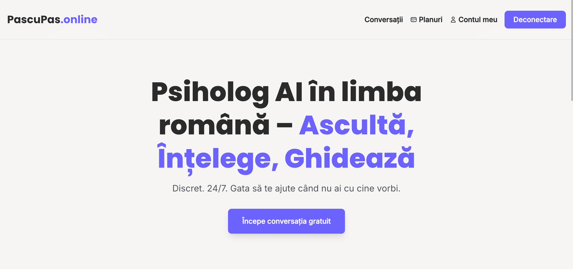 Pas cu Pas - Asistent AI pentru români